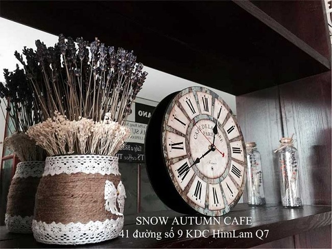 Snow Autumn Cafe là Top 8 Quán cafe đẹp nhất quận 7, TPHCM