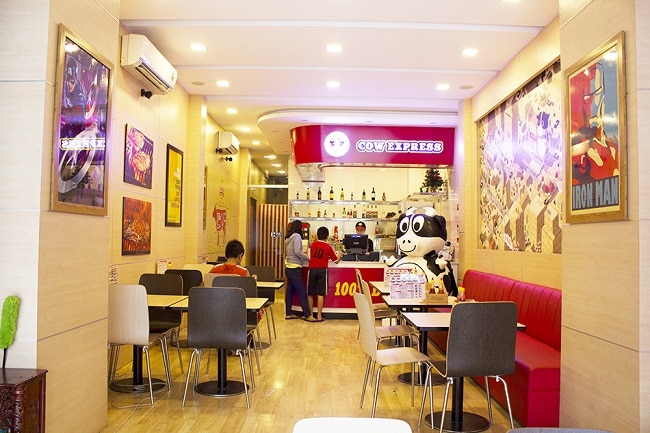 Cow Express là Top 10 địa điểm ăn uống trên đường Sư Vạn Hạnh - Q.10 - TP. Hồ Chí Minh