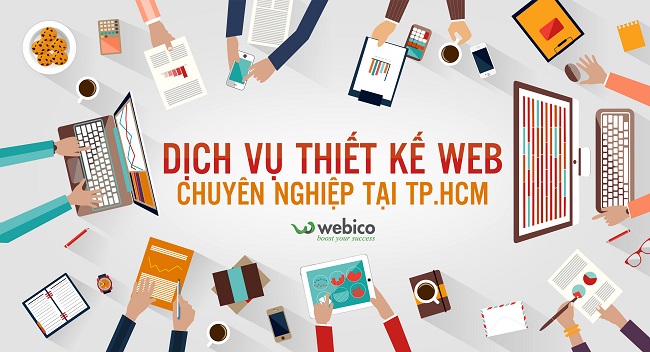 dịch vụ thiết kế web của công ty Webico