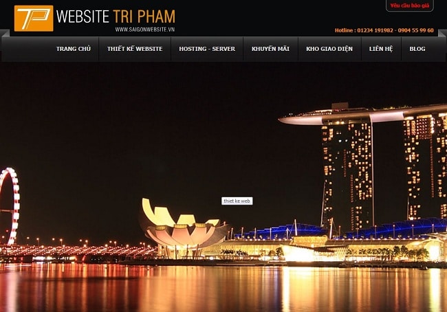saigonwebsite.vn công Ty dịch vụ TNHH MTV Website Trí Phạm