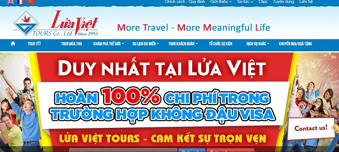 Công Ty TNHH Du Lịch Lửa Việt