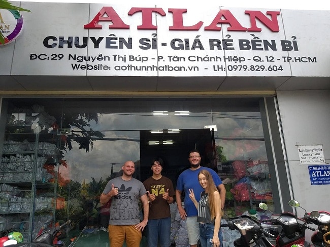 xưởng áo thun Altan
