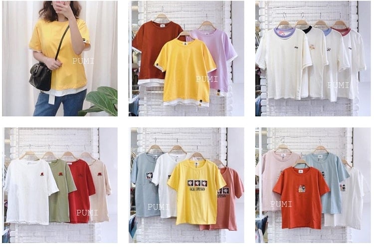 Top 10 shop bán áo thun nữ đẹp, giá rẻ tại TPHCM