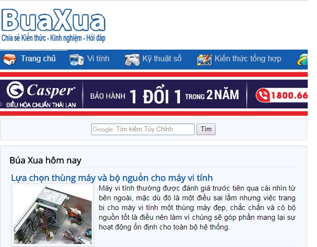 Top website diễn đàn công nghệ lớn nhất tại Việt Nam: buaxua