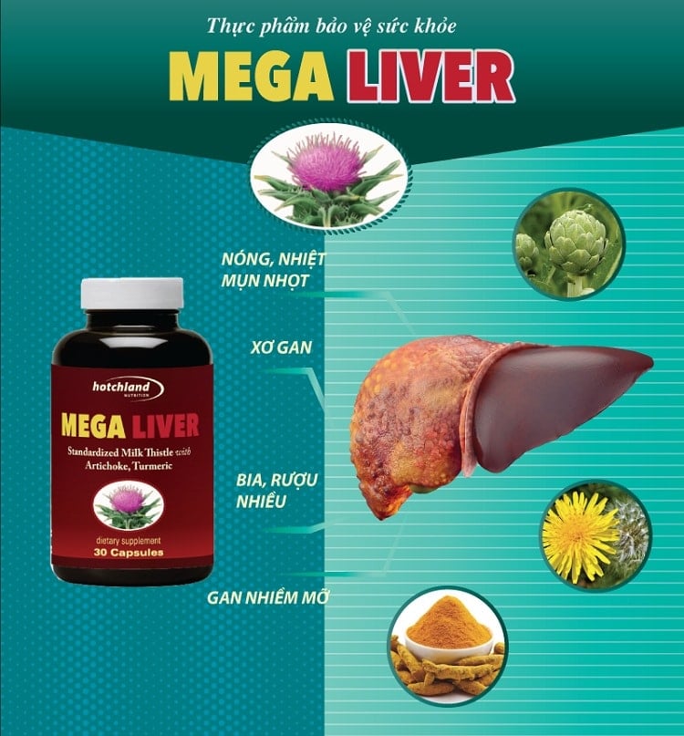 Thuốc bổ gan mega liver