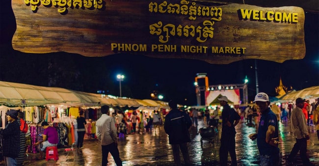 Món nướng đường phố Campuchia