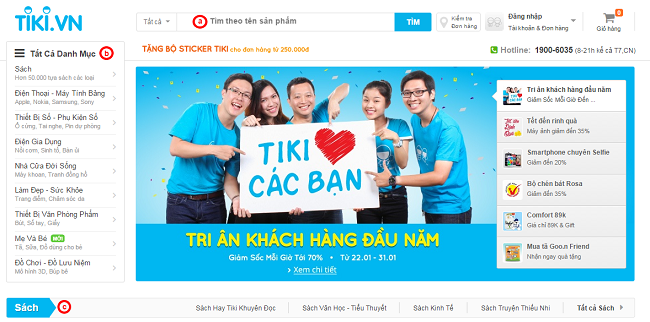Website Tiki.vn