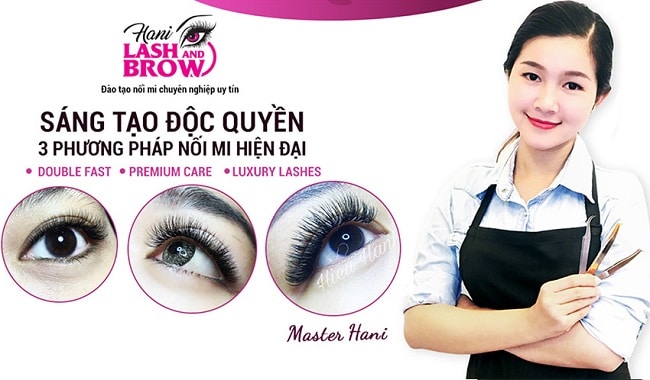 Trung tâm dạy nối mi Hani Lash & Brow là Top 10 địa chỉ dạy học nối mi tốt nhất tphcm