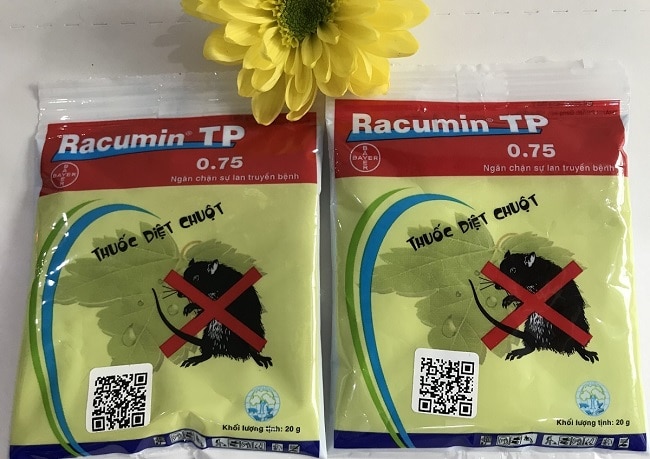 Thuốc diệt chuột Racumin TP 0.75 là Top 10 thuốc diệt chuột tốt nhất hiện nay