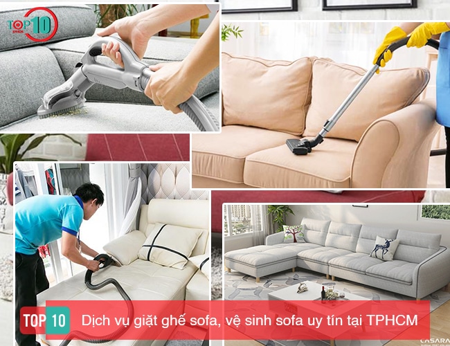 Top 10 dịch vụ giặt ghế sofa chuyên nghiệp & uy tín tại TPHCM