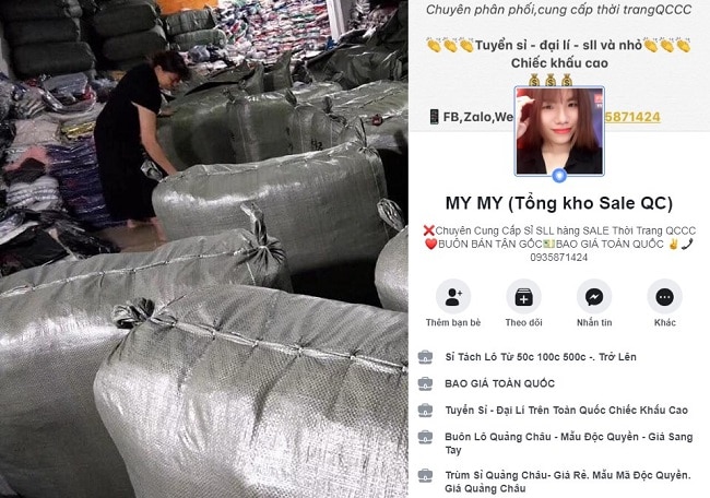 Shop chuyên sỉ MYMY