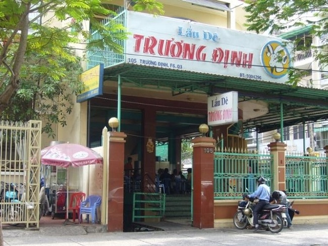 Lẩu dê Trương Định là Top 10 Quán lẩu dê ngon nhất ở TP. Hồ Chí Minh