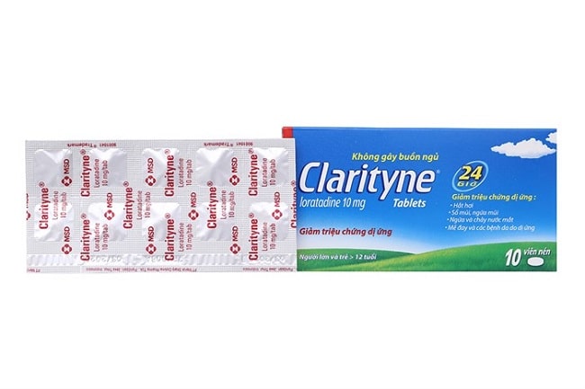 Clarityne là Top 10 Sản phẩm thuốc chống dị ứng tốt nhất hiện nay
