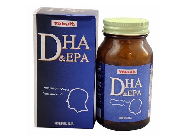 Thuốc bổ não DHA & Epa Yakult (Nhật) là Top 10 Loại thuốc bổ não tăng cường trí nhớ tốt nhất hiện nay