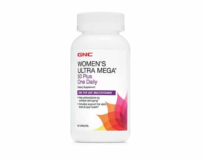 GNC Women’s Ultra Mega 50 Plus là Top 10 Loại thuốc bổ tốt nhất cho người già, người cao tuổi