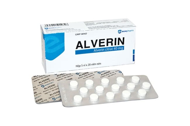 Alverin là Top 5 Loại thuốc giảm đau bụng kinh tốt nhất được bác sỹ khuyên dùng