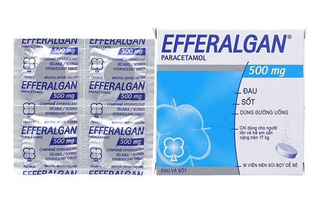 Efferalgan là Top 10 Loại thuốc hạ sốt dành cho người lớn thông dụng nhất