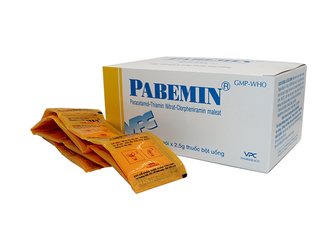 Pabemin là Top 10 Loại thuốc hạ sốt dành cho người lớn thông dụng nhất