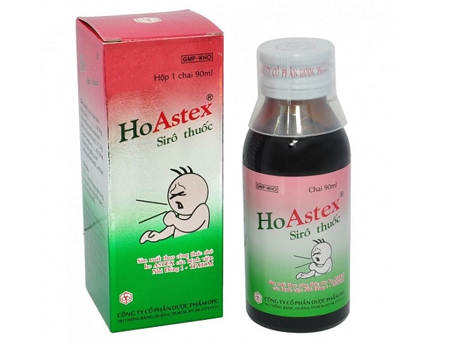 Siro ho Astex là Top 10 Loại thuốc trị ho tốt nhất cho bé các bà mẹ nên dùng