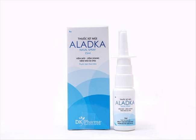 Thuốc xịt mũi ALADKA là Top 5 Loại thuốc xịt viêm mũi dị ứng tốt nhất