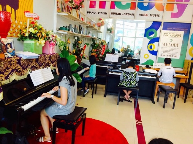 Trung tâm âm nhạc Melody là Top Trung tâm dạy đàn piano tốt nhất tại TP. Hồ Chí Minh