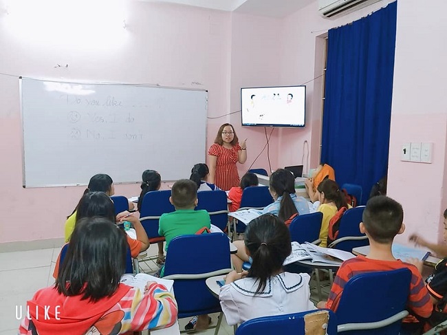 Lớp học tại Anh ngữ Quốc tế Ưu Việt - PIS