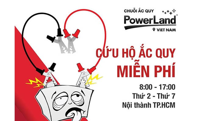 bình ắc quy uy tín chất lượng tại TPHCM chuoi acquy PowerLand