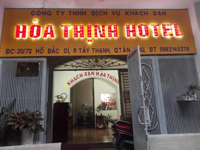 Khách sạn Hòa Thịnh là Top 10 Khách sạn giá "rẻ mà tốt" nhất Quận Tân Phú
