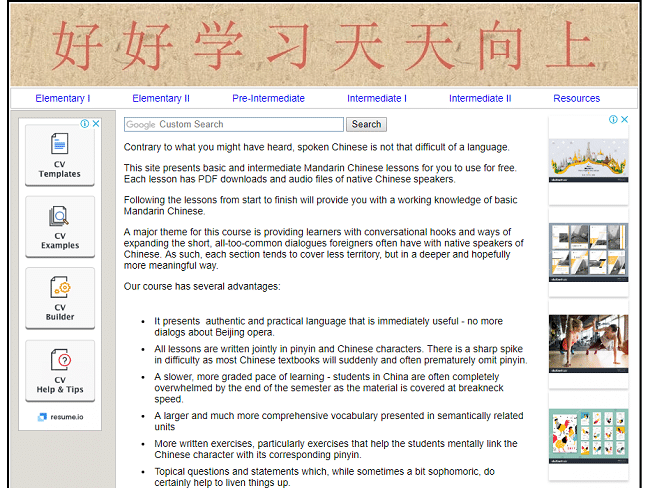 Website học tiếng Trung Online miễn phí