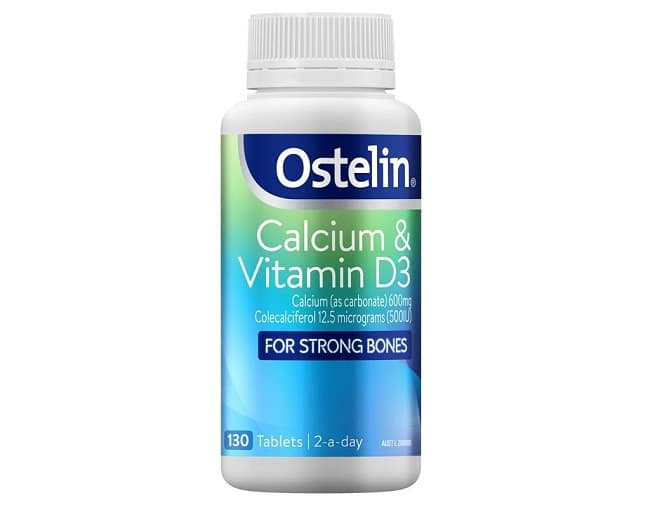 Ostelin Vitamin D & Calcium là Top 8 viên uống bổ sung canxi tốt nhất hiện nay