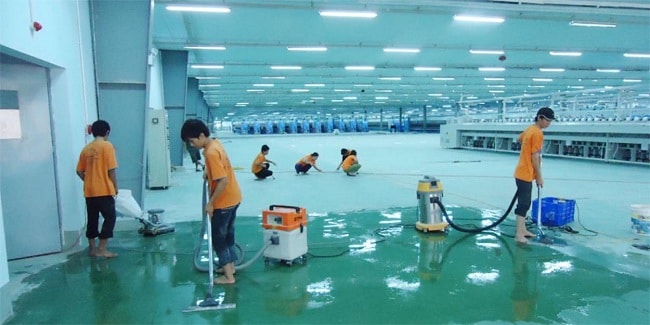 top dịch vụ vệ sinh công nghiệp ở bình dương
