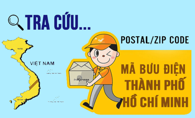 Mã ZIP code (mã bưu điện/postal code) Hồ Chí Minh