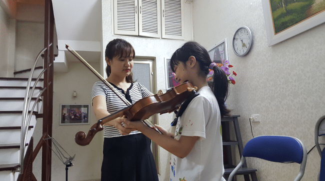 Trung tâm dạy Violin gia sư tài năng trẻ