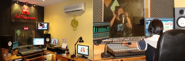 Phòng thu âm Anh Huy