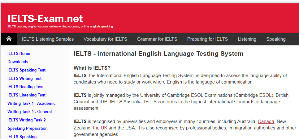 ielts-exam.net - WEBISTE LUYỆN THI IELTS EXAM