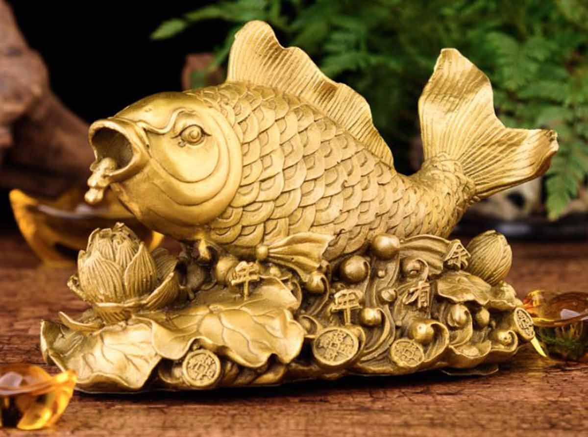 Quà tặng tân gia - tượng cá chép