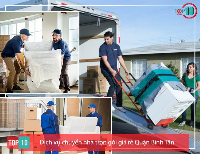 Top 20 dịch vụ chuyển nhà trọn gói giá rẻ quận Bình Tân