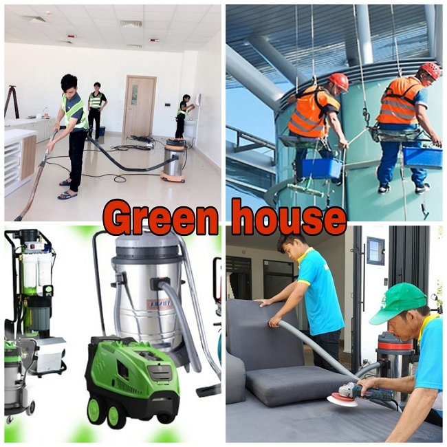 Giá dịch vụ vệ sinh công nghiệp - Green House