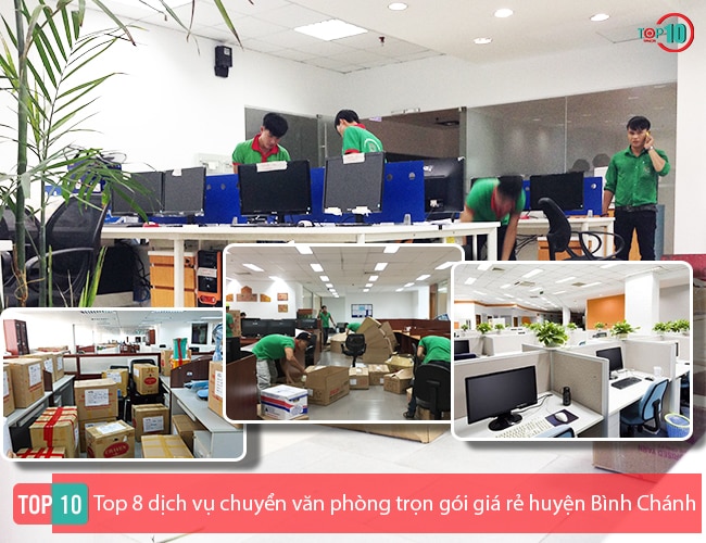 Top 8 dịch vụ chuyển văn phòng trọn gói giá rẻ huyện Bình Chánh