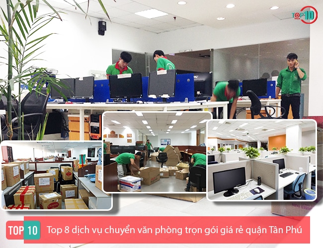 Top 8 dịch vụ chuyển văn phòng trọn gói giá rẻ quận Tân Phú