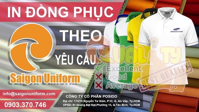 Dịch vụ may áo thun sự kiện-áo thun quảng cáo giá rẻ TPHCM-Saigon Uniform