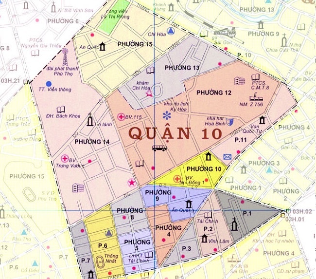 Quận 10 có bao nhiêu phường