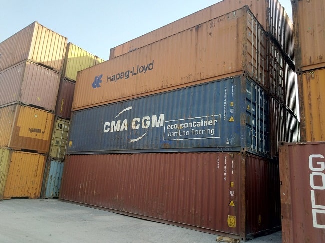 1 container 40 feet chở được tối đa bao nhiêu tấn?