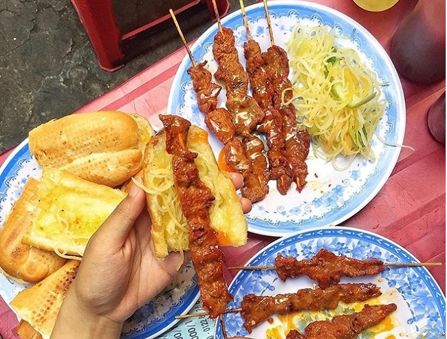 Bánh mì bò nướng A Tùng