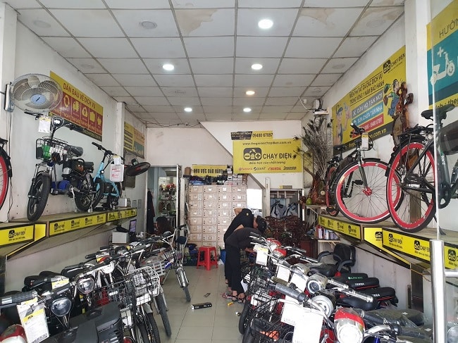Cửa hàng xe đạp điện tại TP.