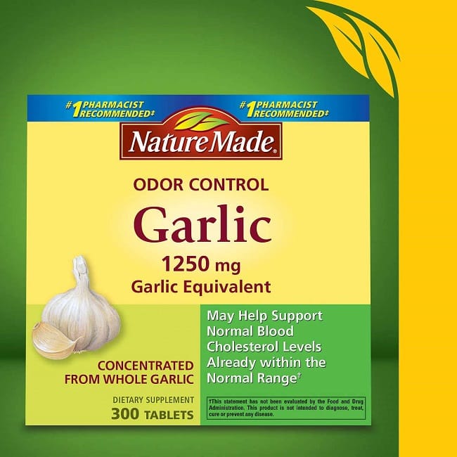 Thực phẩm chức năng Nature made odor control garlic