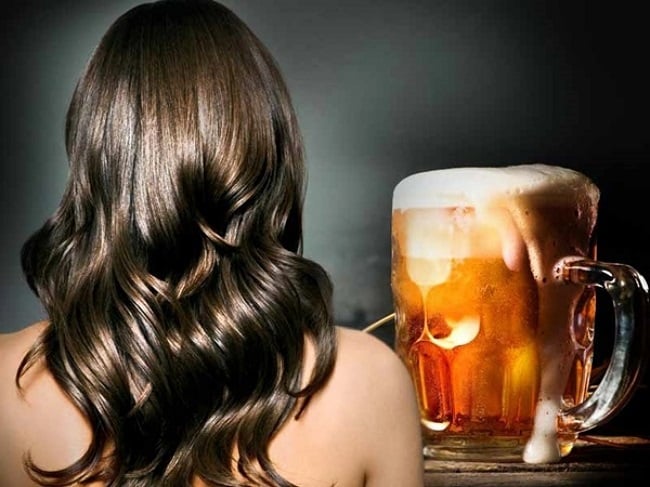 Gội đầu bằng bia và sữa tươi