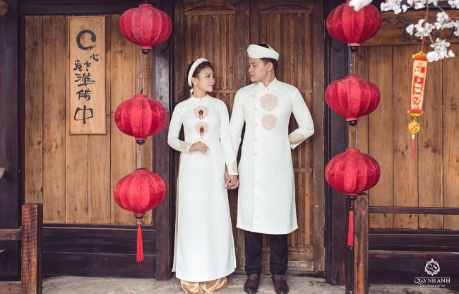 Top 10 cửa hàng may đo áo dài cưới đẹp nhất tại TP.HCM