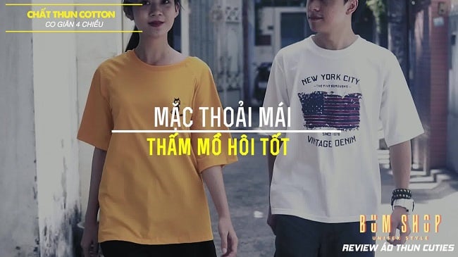 Áo thun unisex tại Bum Shop