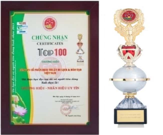 Chứng nhận Top100